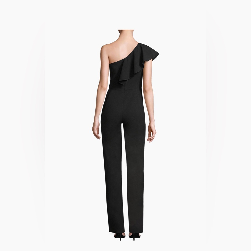 $415 Black Halo
Kallan Ruffle Jumpsuit size 8 - Picture 1 of 10